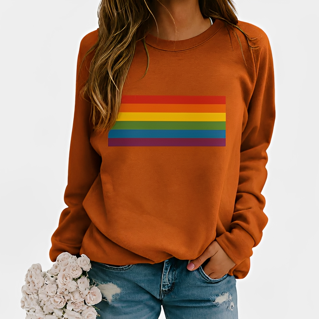 Miranda - Stripe Long Sleeve Sweater