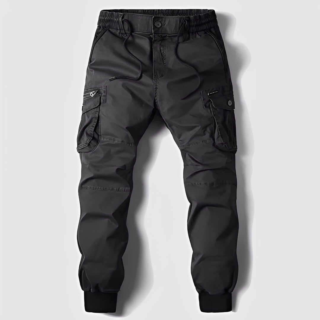 Malik - Elastic Waist Cargo Pants