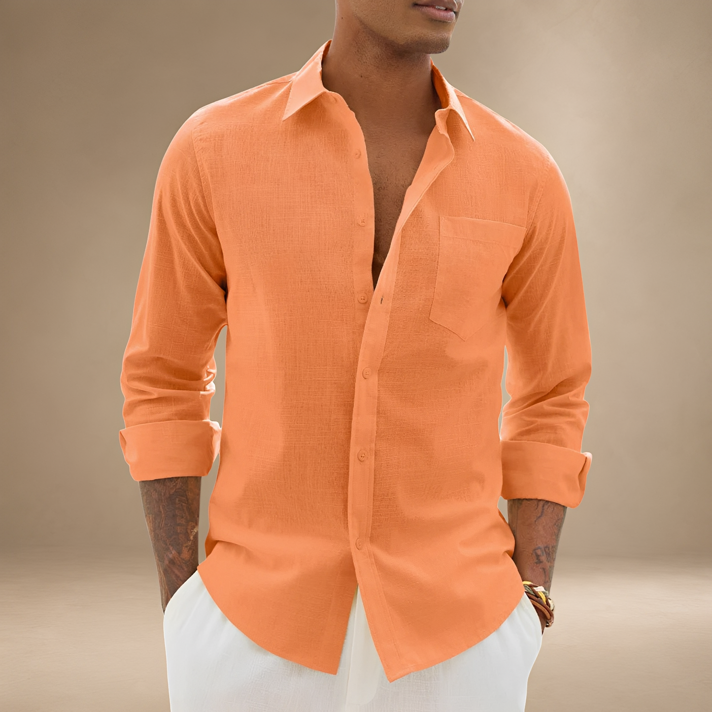 Ajay - Loose Long-Sleeved Shirt