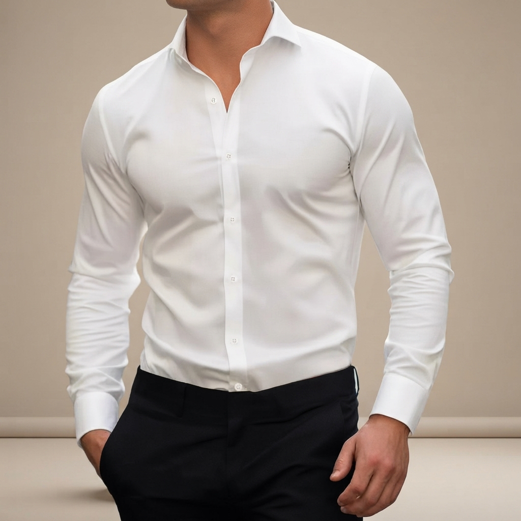 Percy - Relaxed Long-Sleeve Polo Shirt
