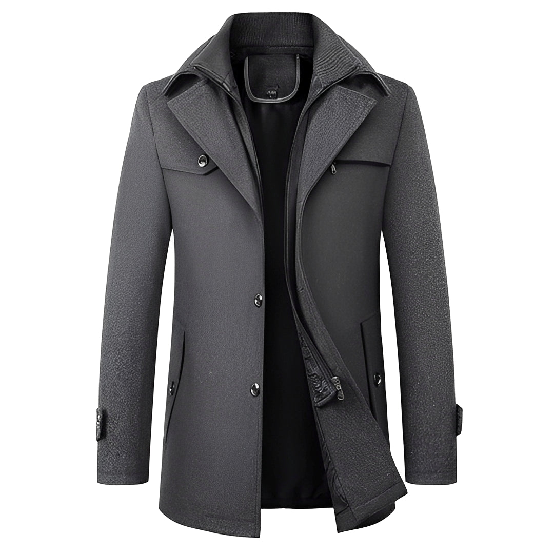 Connor - Comfortable Mid Length Coat