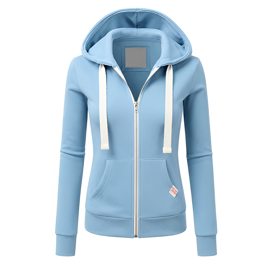 Diana - Full Zip Fitted Hoodie