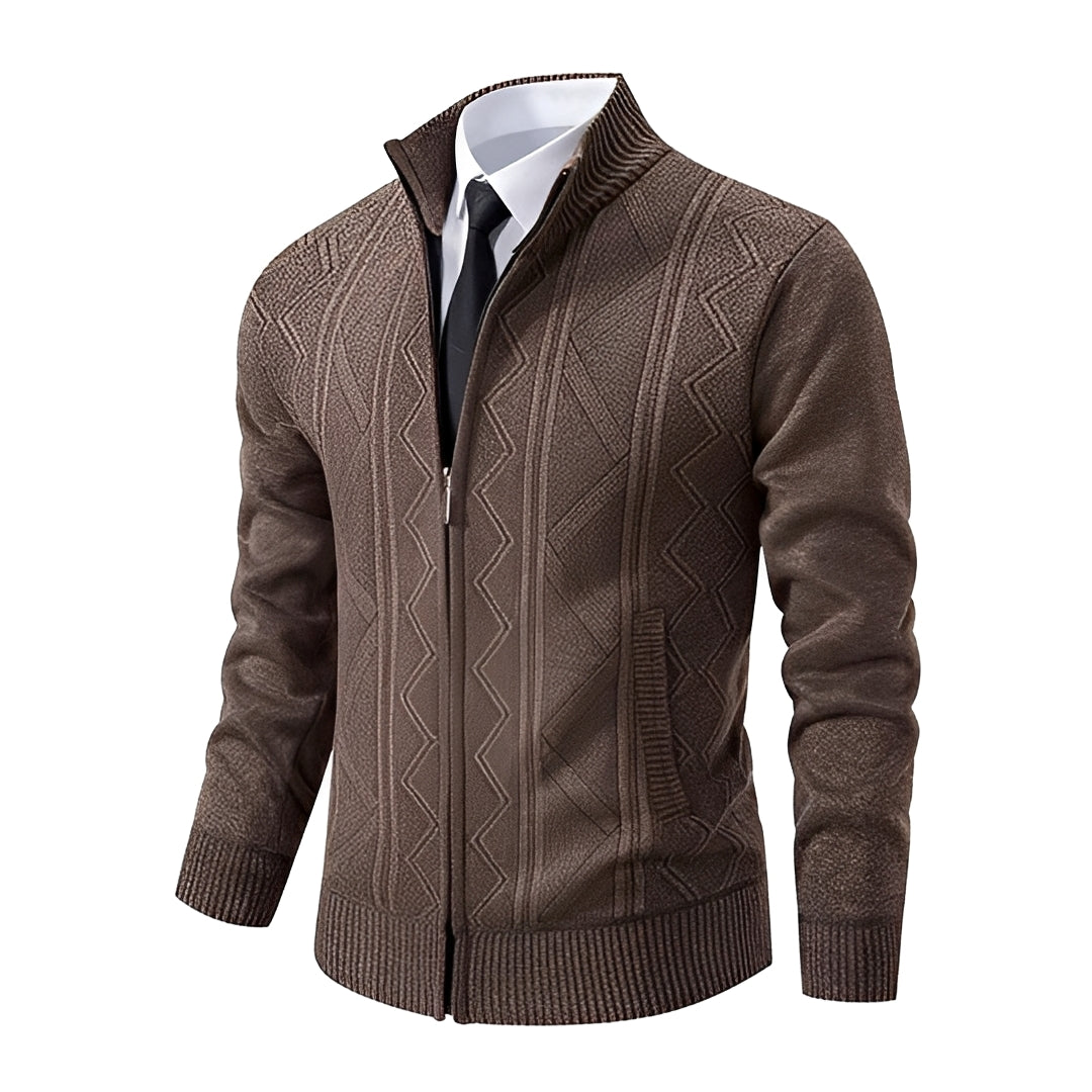 Douglas - Full Zip Cardigan Sweater