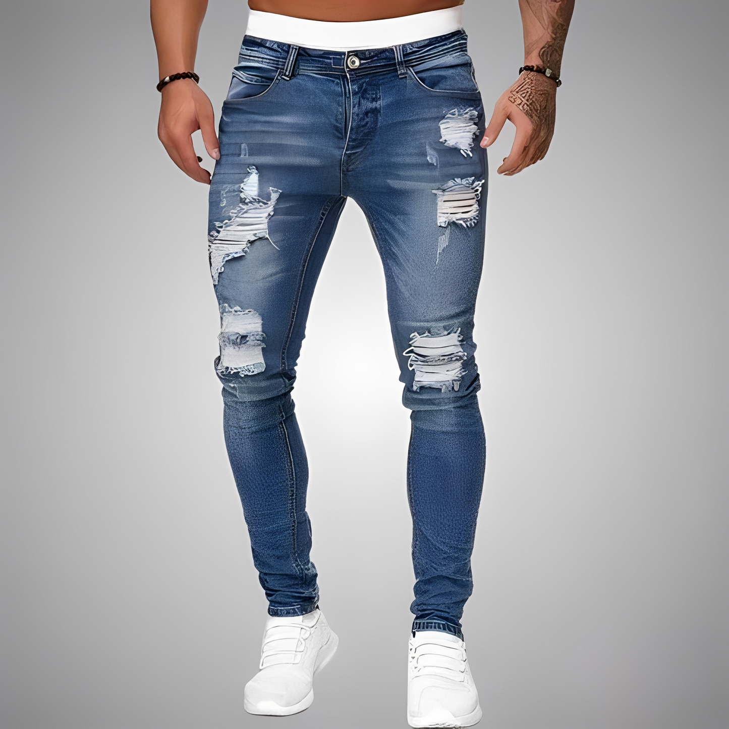 Bennie - Stylish Ripped Jeans