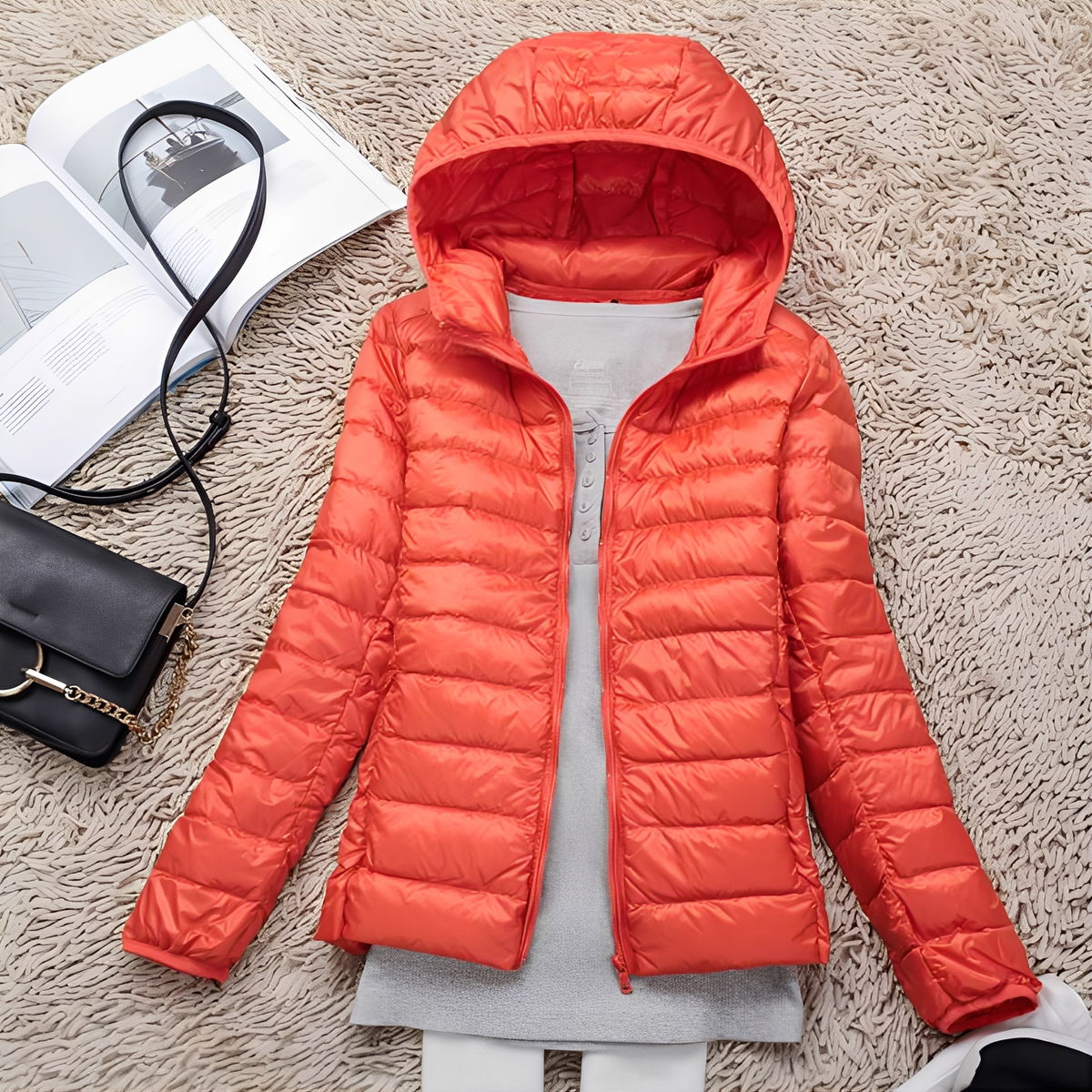 Lyndsay - Comfortable and chic jacket with hood