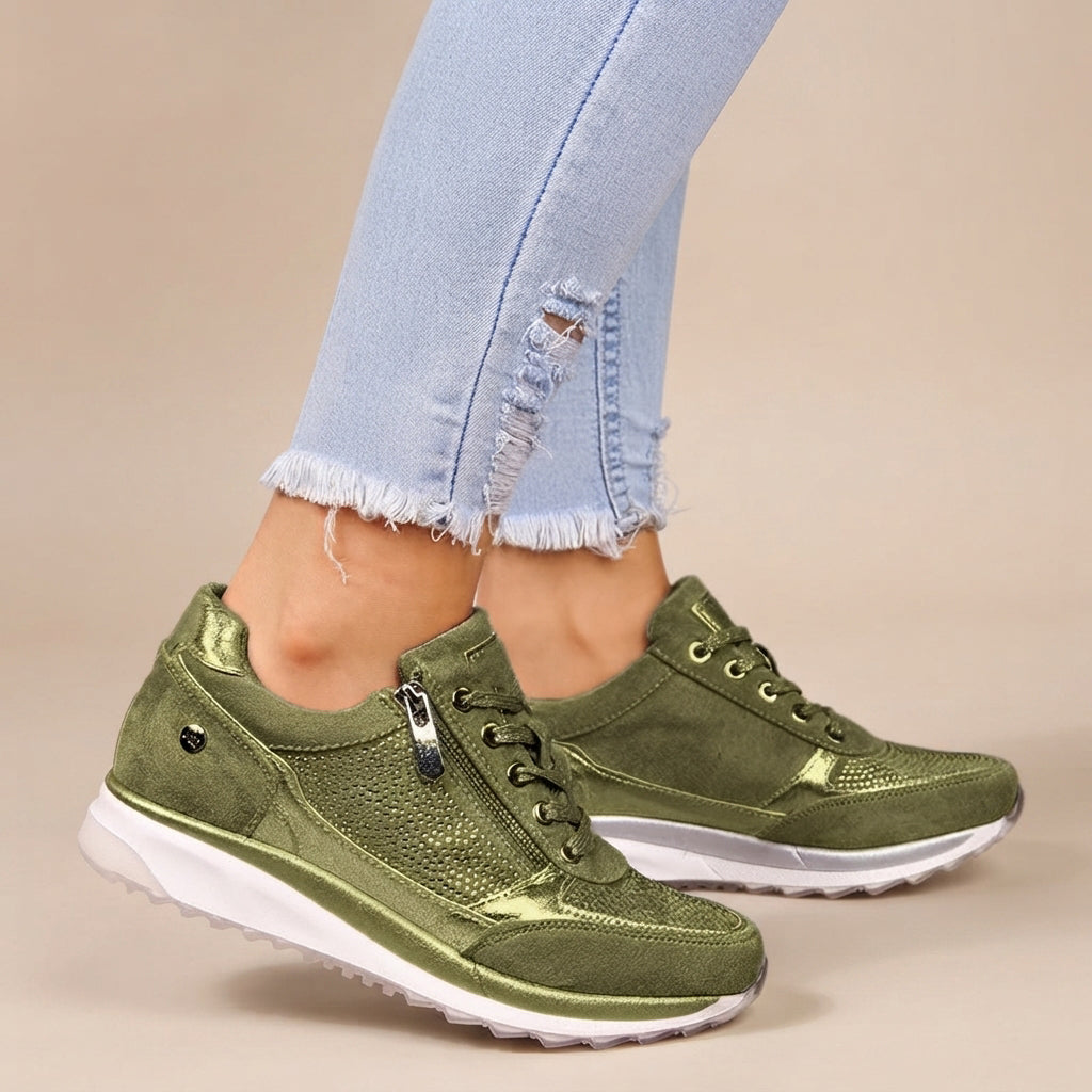 Gayle - Lightweight Lace-Up Sneakers