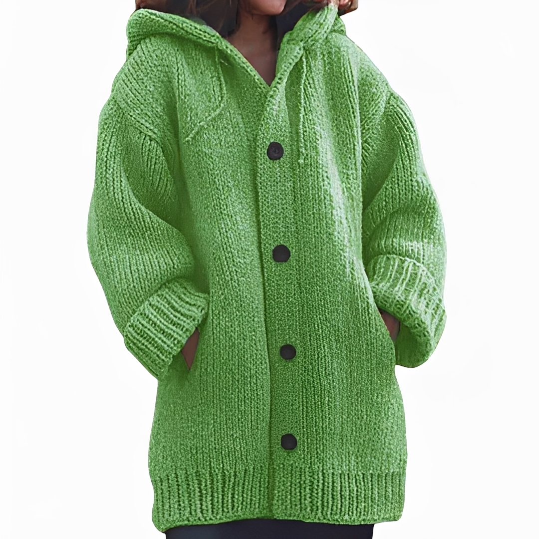Gerrika - Comfortable Hooded Cardigan