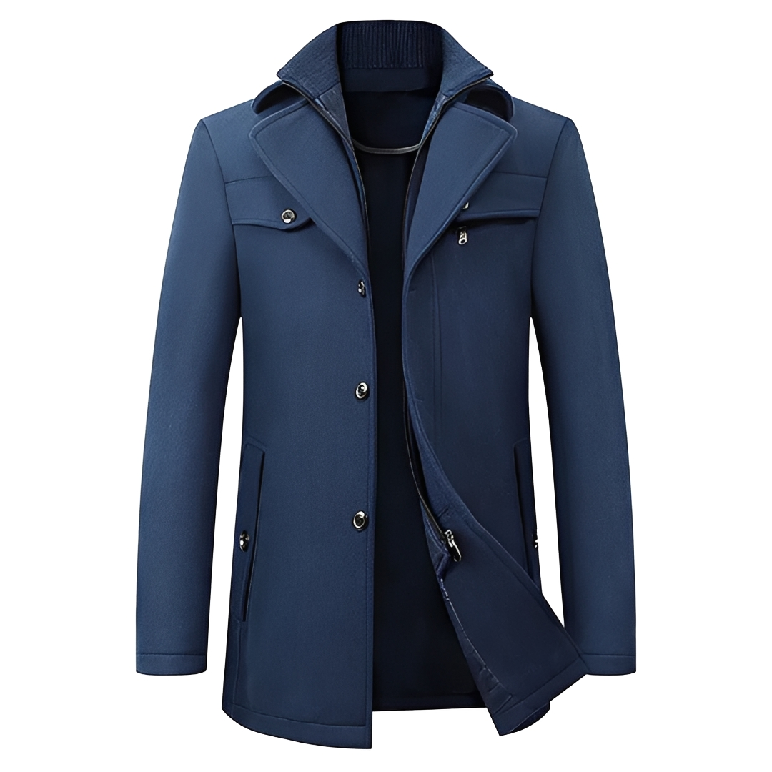 Connor - Comfortable Mid Length Coat