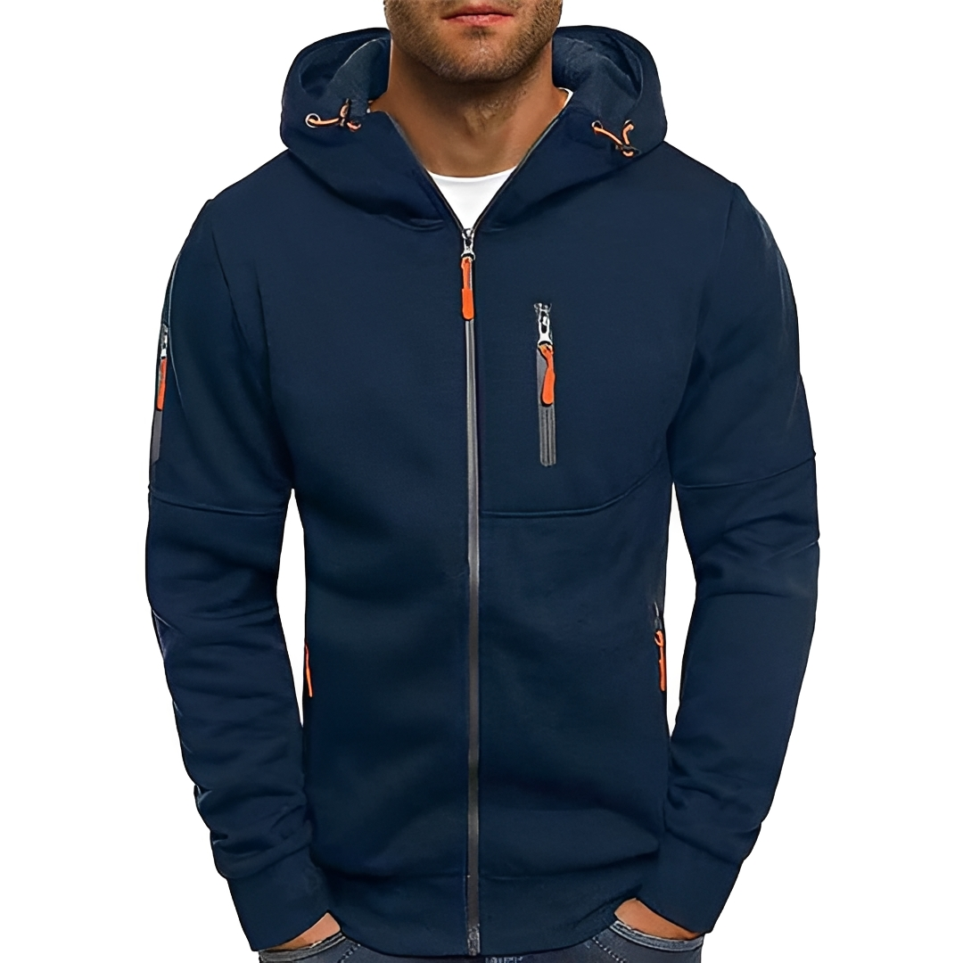 Damian - Cozy Zip-Up Hoodie