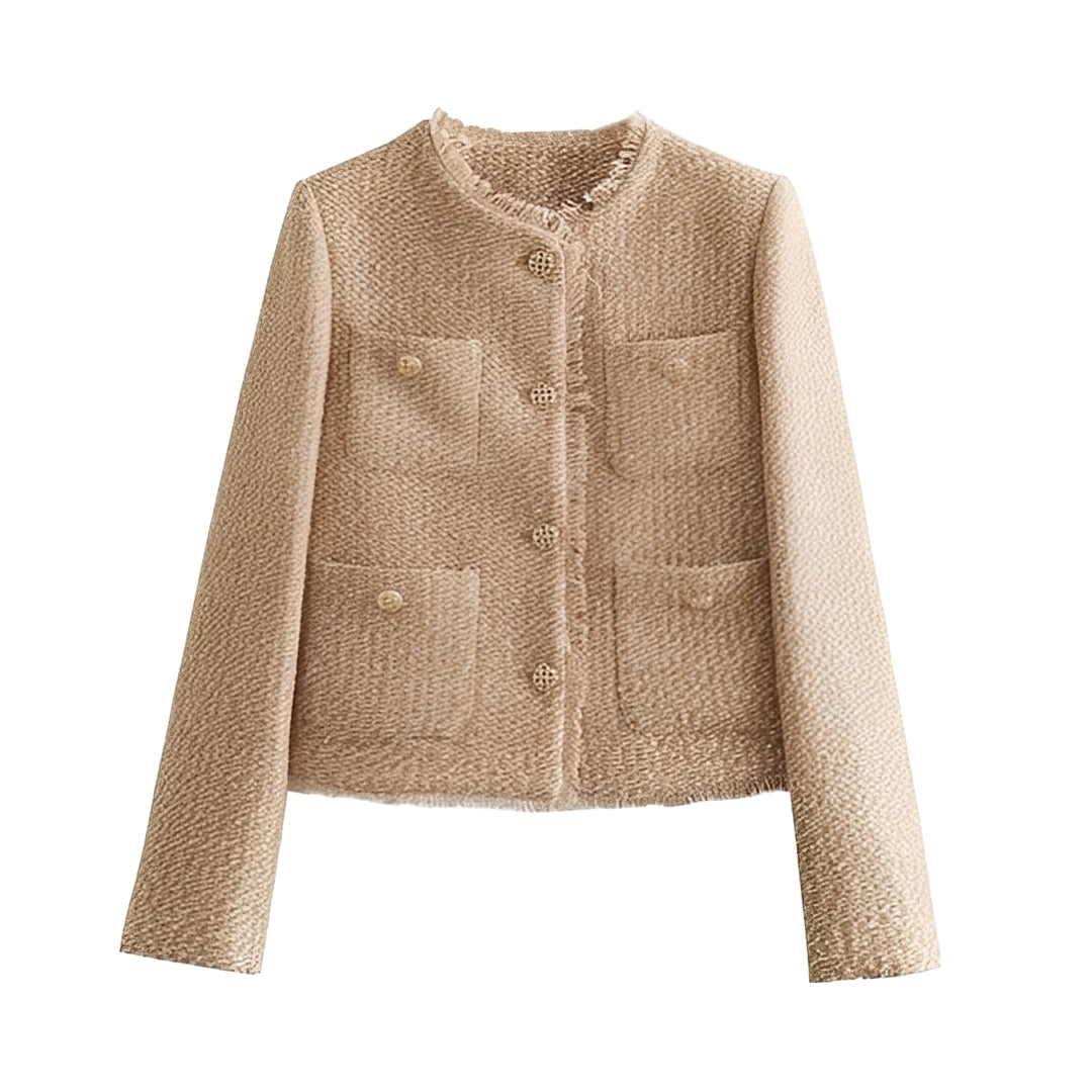 Sandy - Cropped Tweed Jacket
