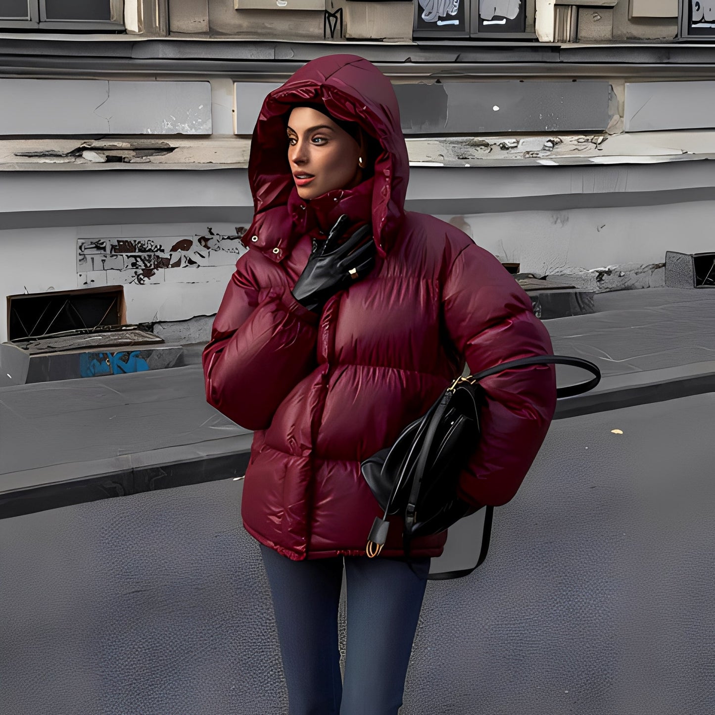 Rozanne - Jacket with Removable Hood