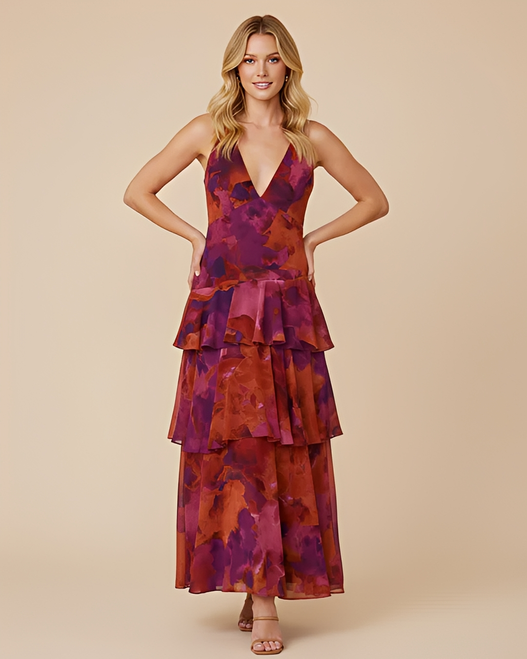 Analiza - Floral Sleeveless Maxi Dress