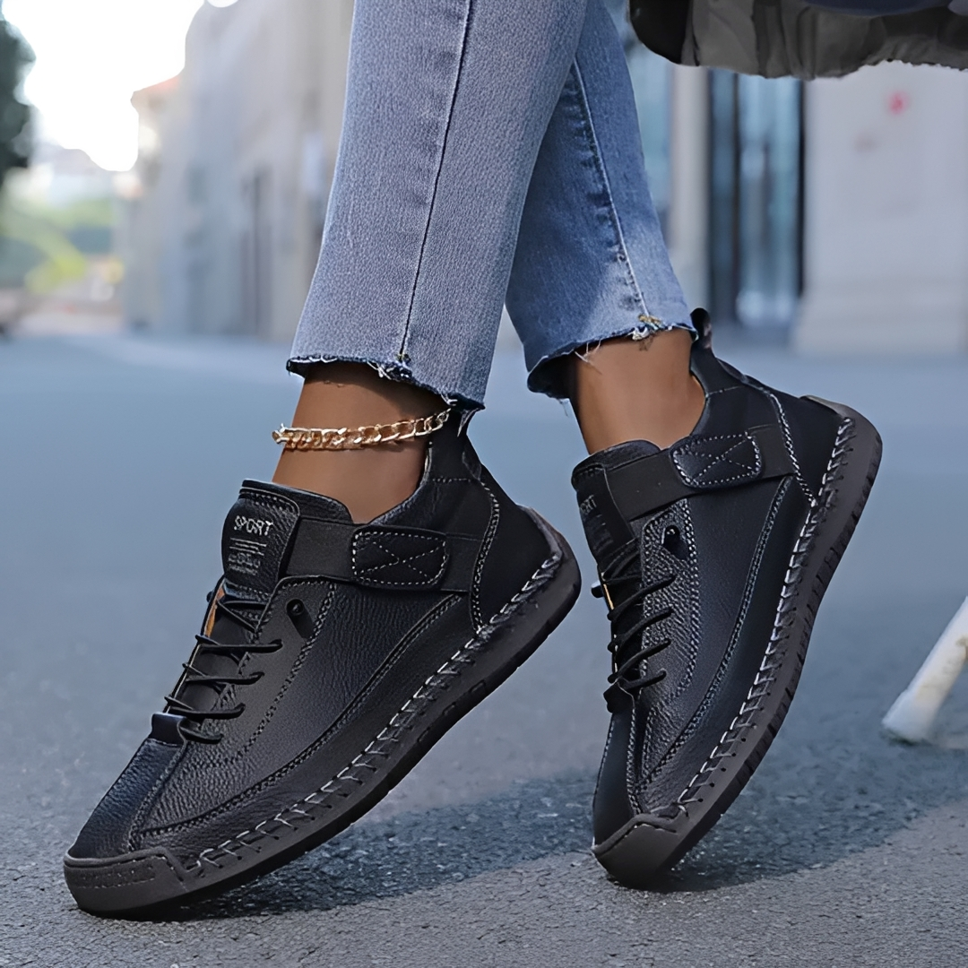Jaynie - Trendy Stitched Sneakers