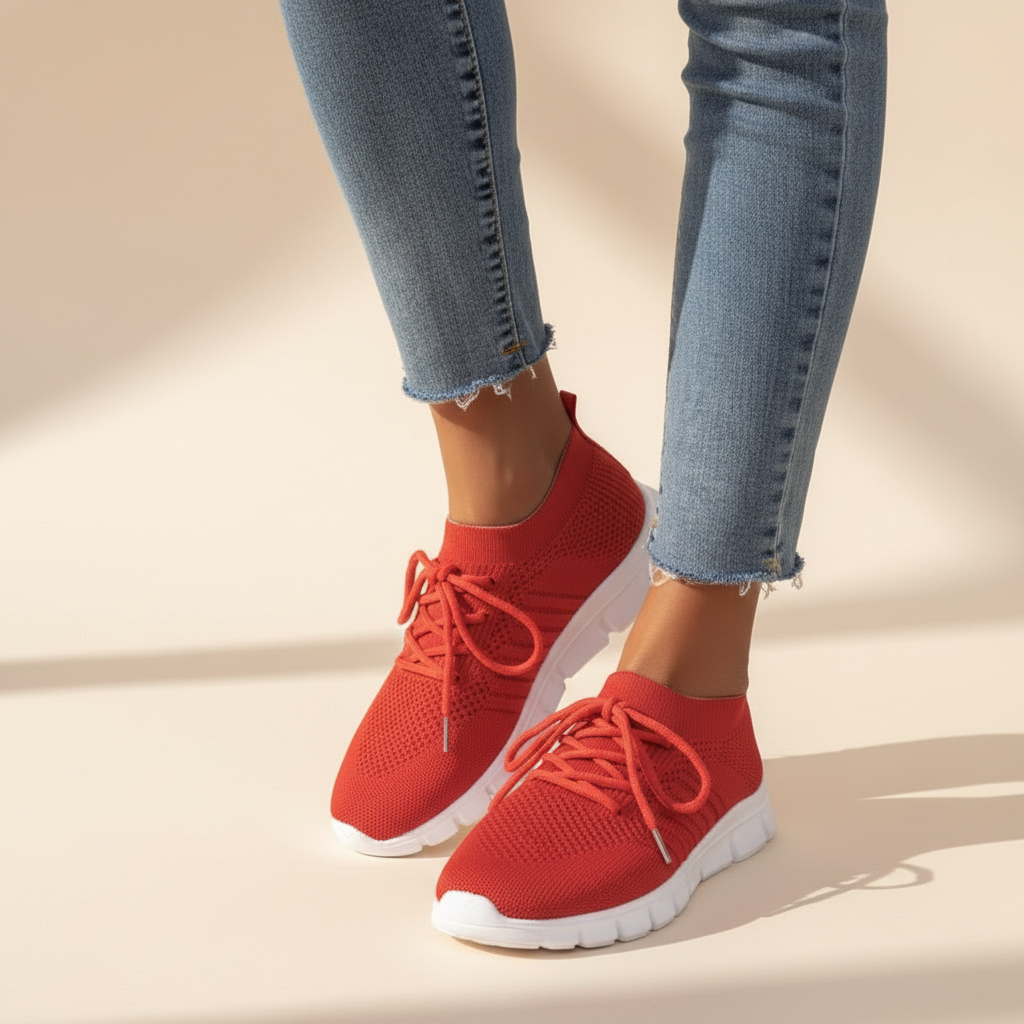 Vicky - Airy Lace-Up Sneakers