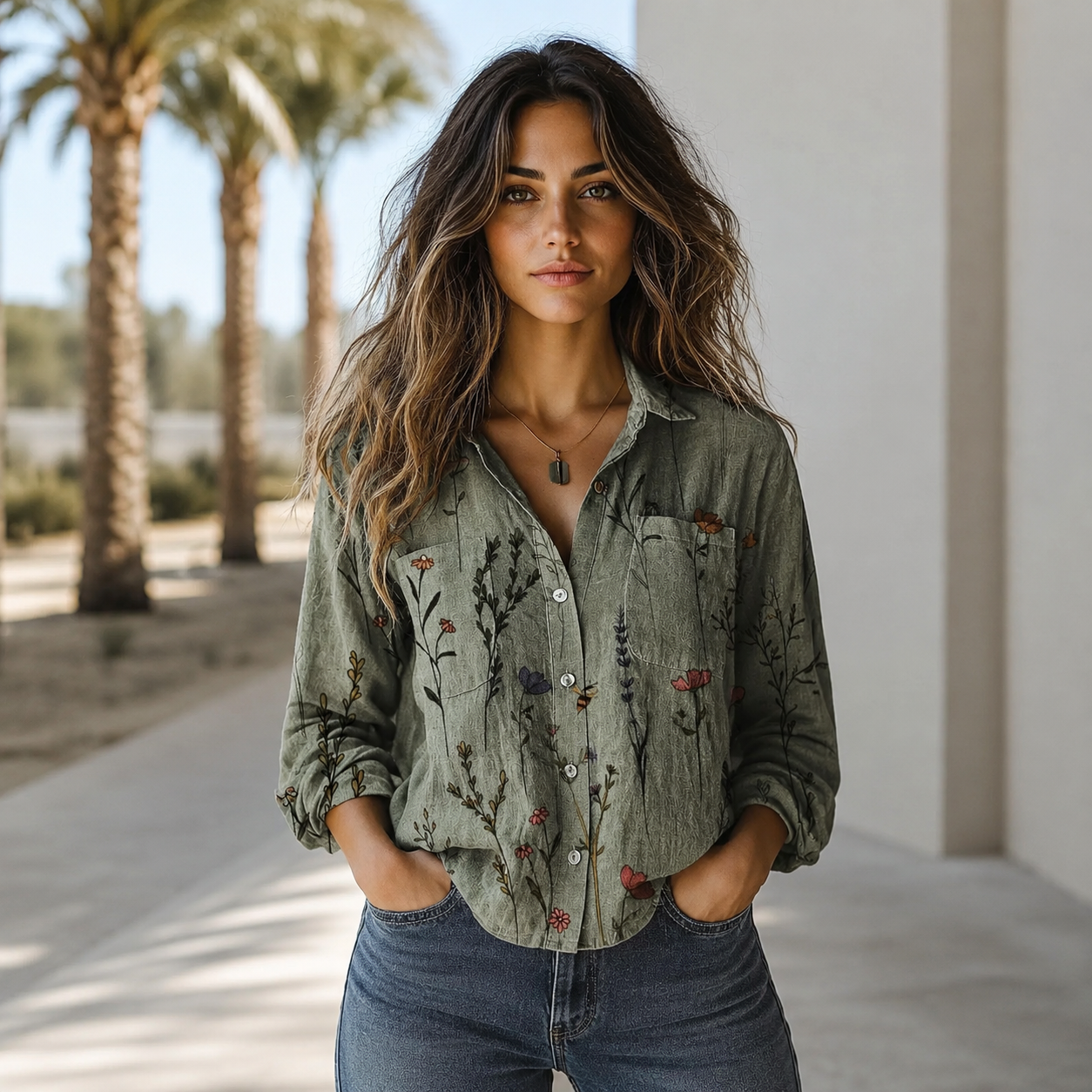 Rhoslyn - Vintage Lightweight Top