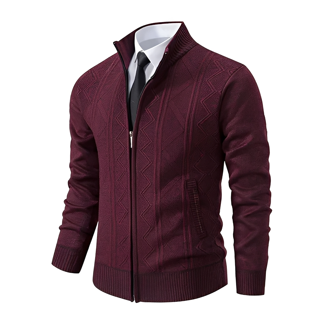 Douglas - Full Zip Cardigan Sweater