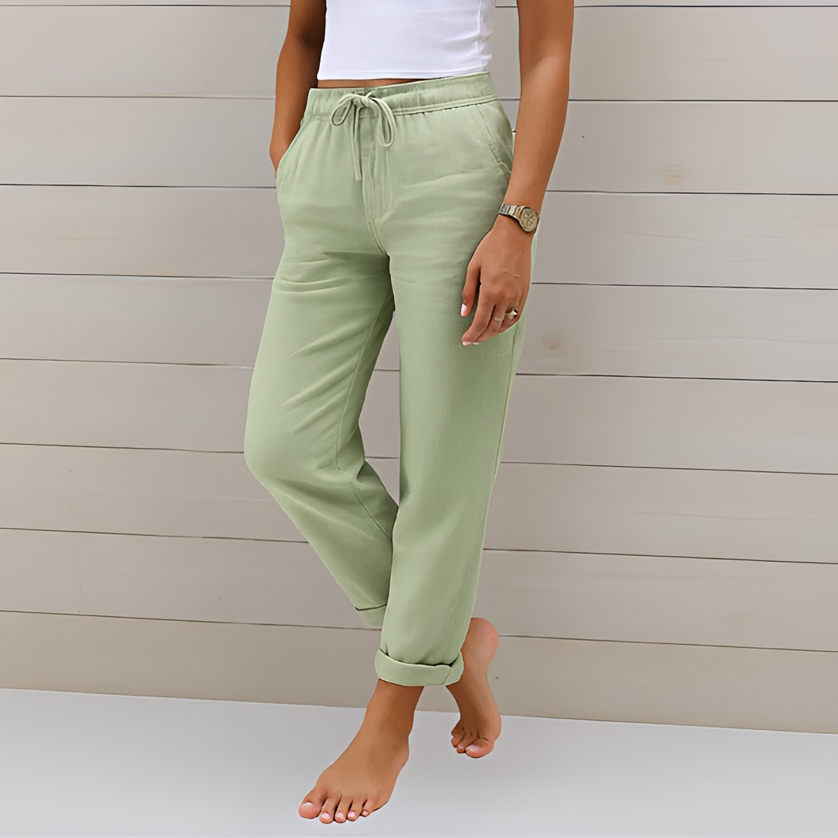 Audrey - Casual Drawstring Pants