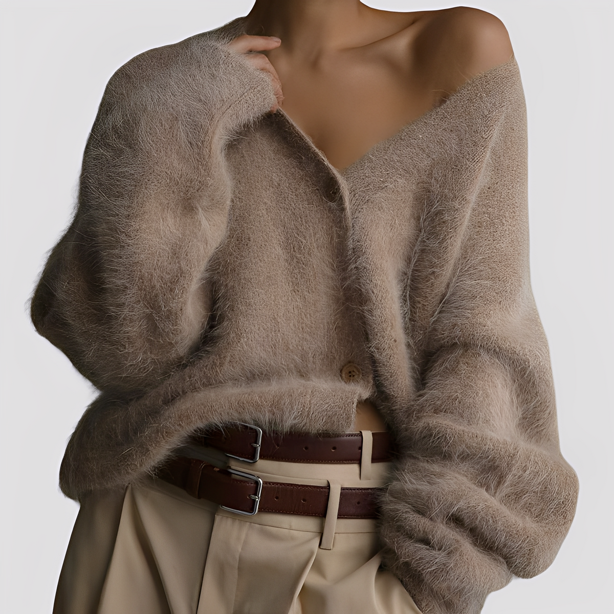 Lavena - Comfortable Oversized Sweater for Women