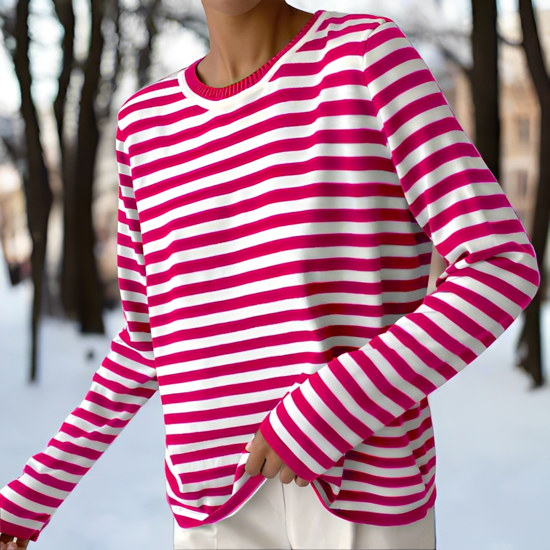 Reagine - Striped Long Sleeve Shirt