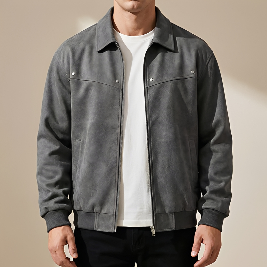 Jacob - Cozy Zippered Jacket for Men