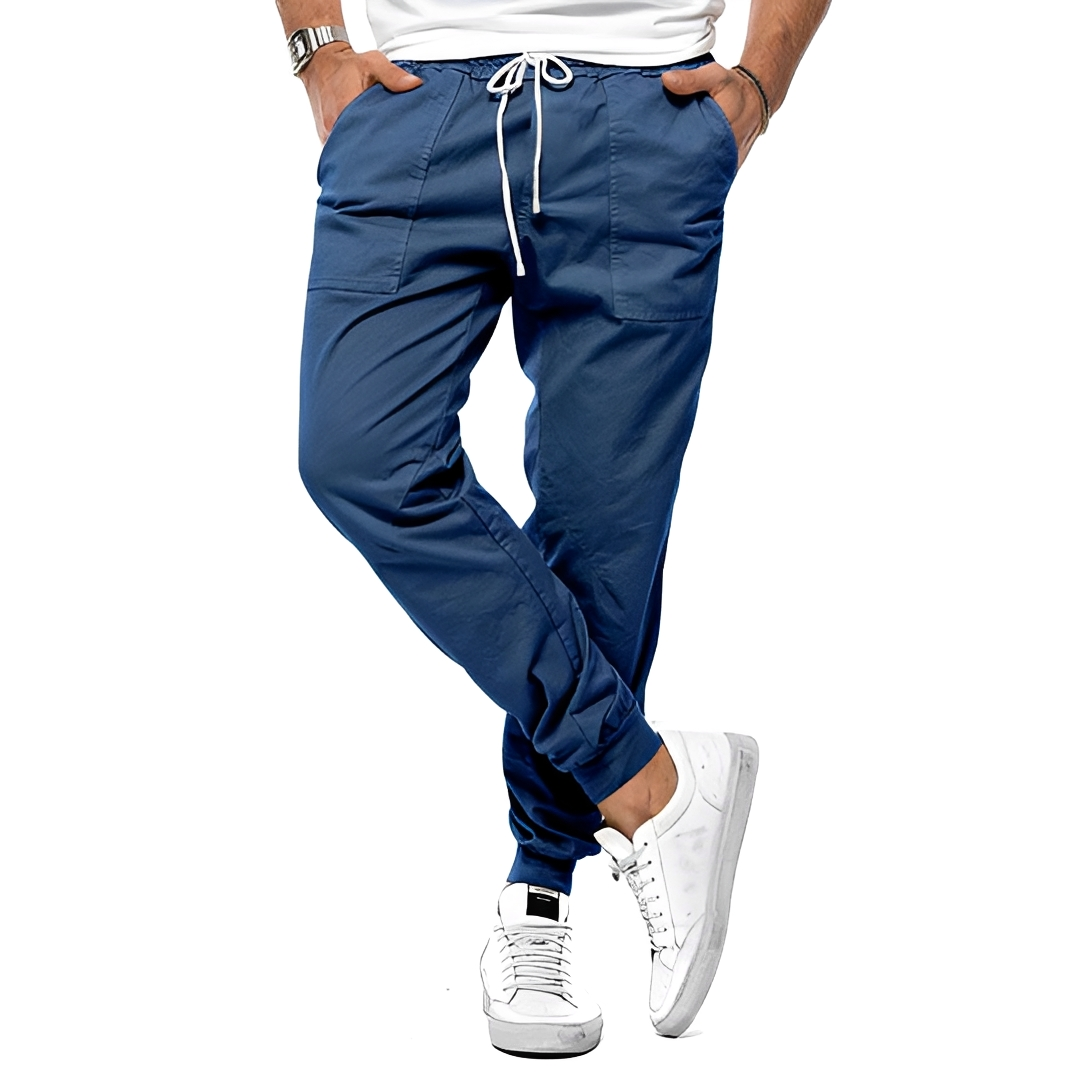Keenan - Comfortable Drawstring Pants