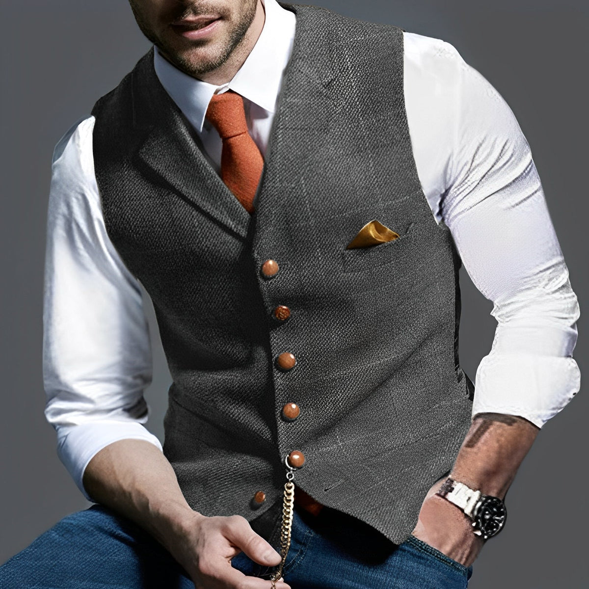 Jasper – Timeless Vest for Men