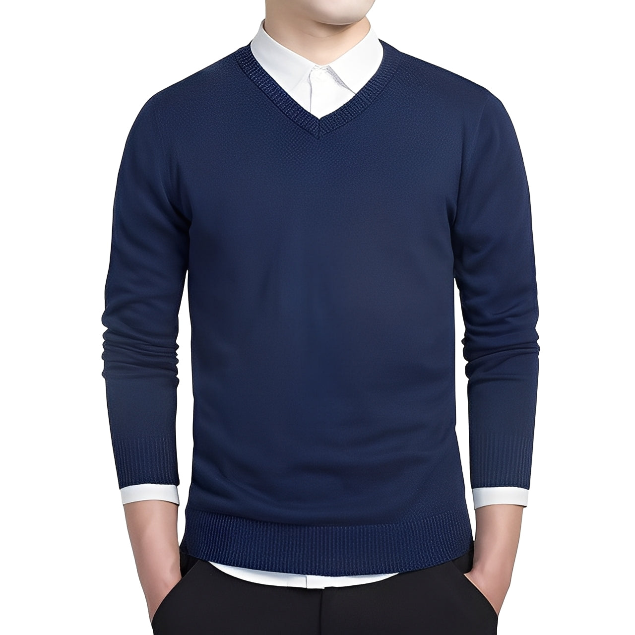 Tom - Casual Warm V-neck Sweater