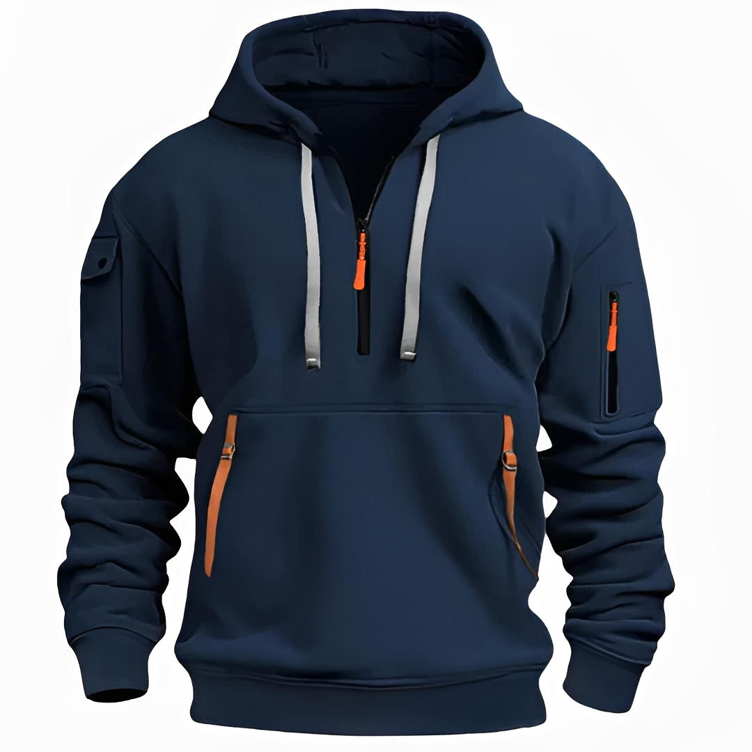 Zilton - Cozy Half Zip Hoodie