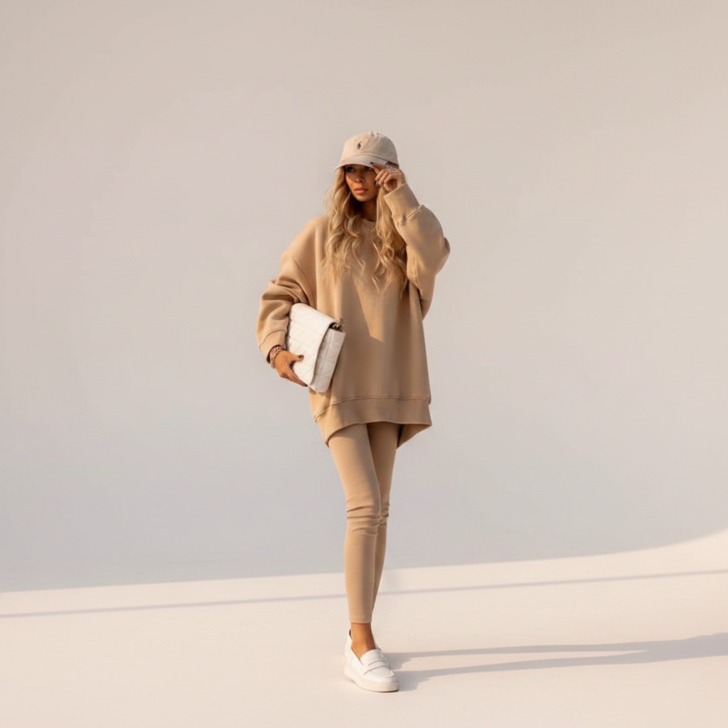 Jashanna - Relaxed Long-Sleeve Pants Set