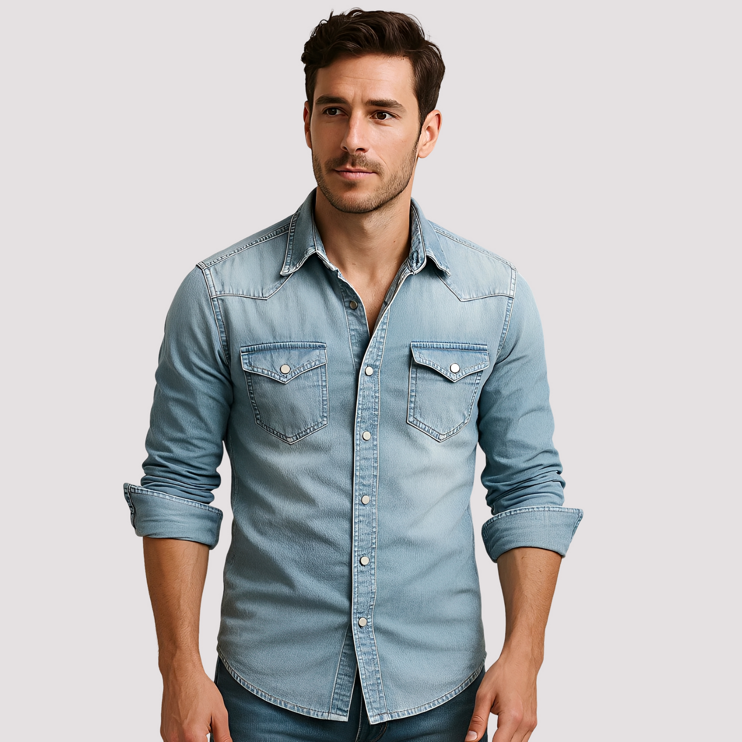 Maxime - Casual Denim Shirt