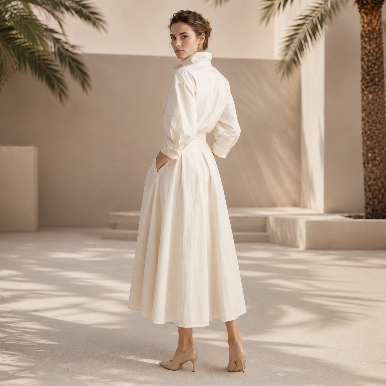 Laverne - Stylish Loose-Fit Midi Dress
