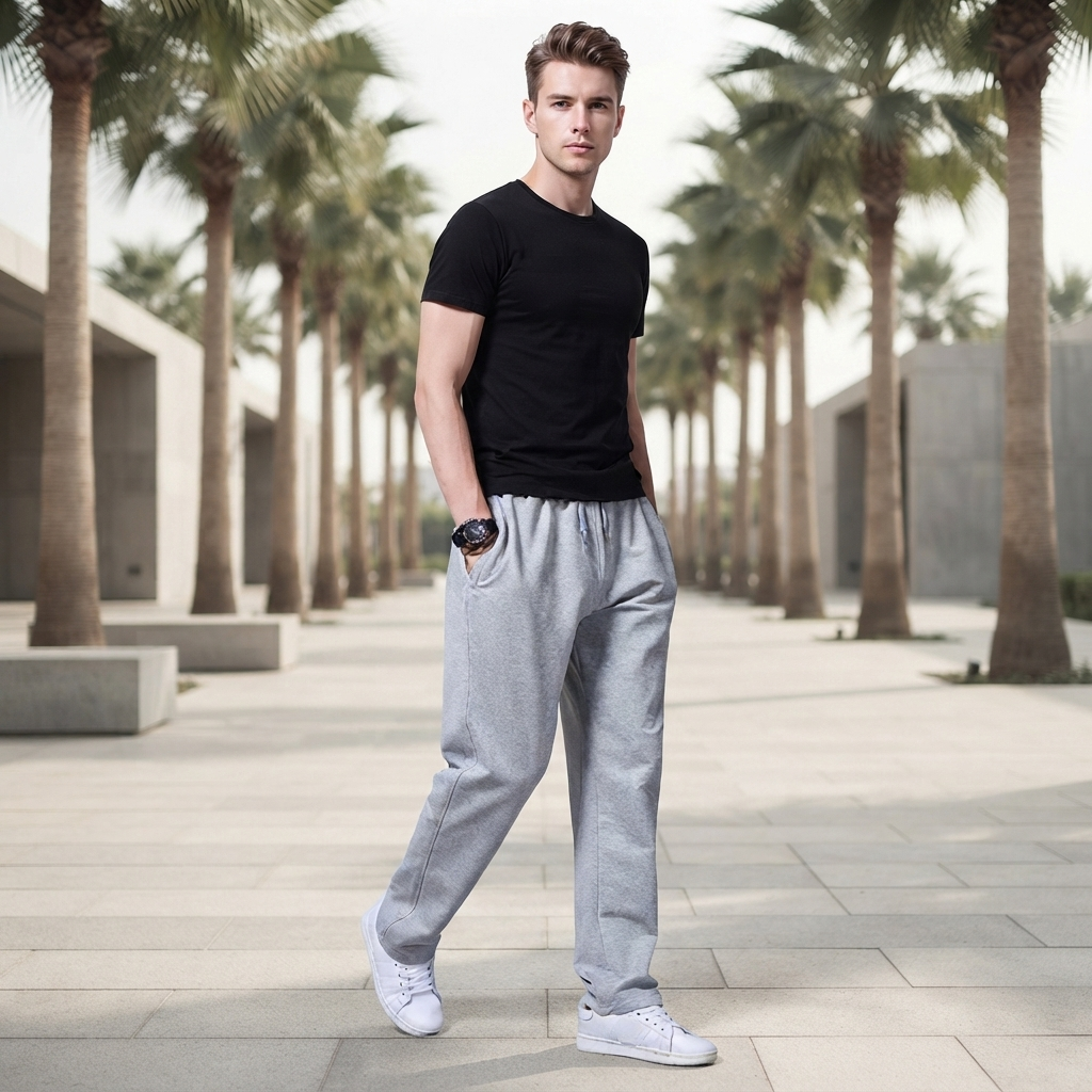 Aldrine - Relaxed Fit Casual Pants