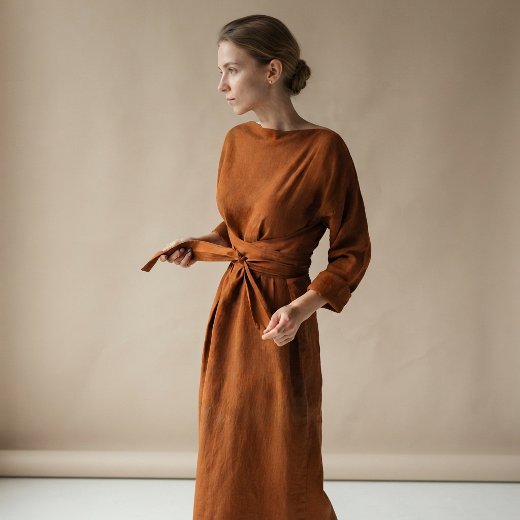 Ashlee - Breezy Tie-Up Loose Maxi Dress