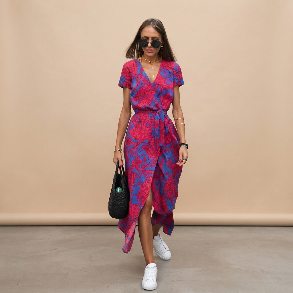 Sophie - Trendy and Breezy Midi Dress