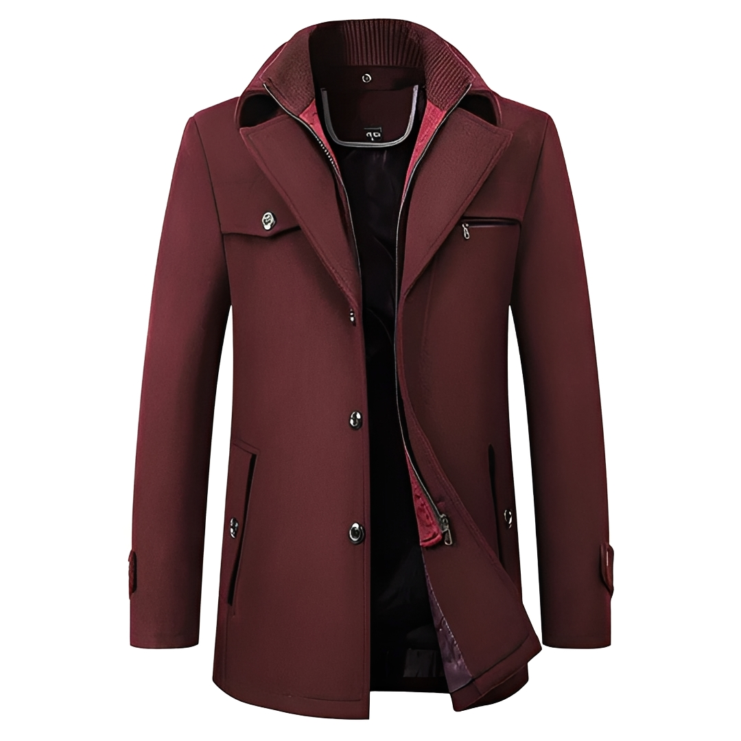 Connor - Comfortable Mid Length Coat