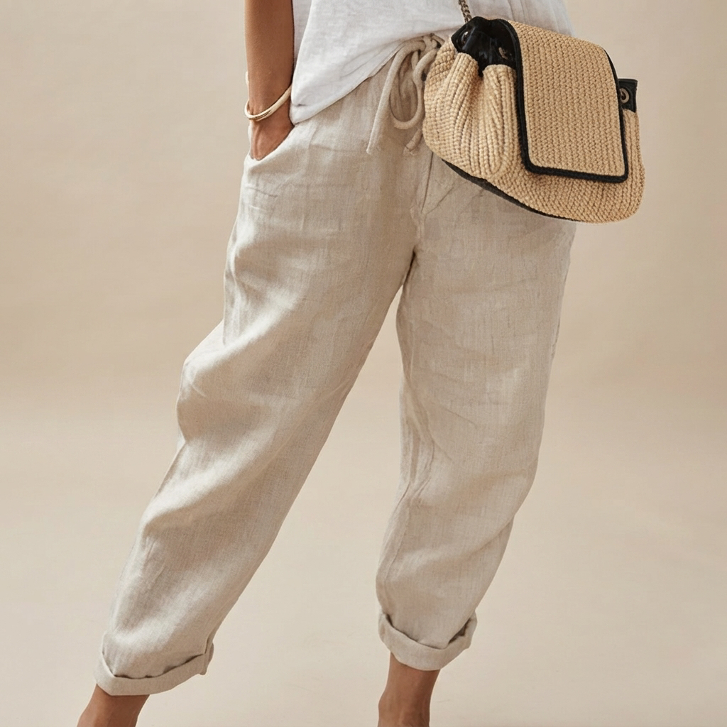 Martinie - Easygoing Drawstring Pants