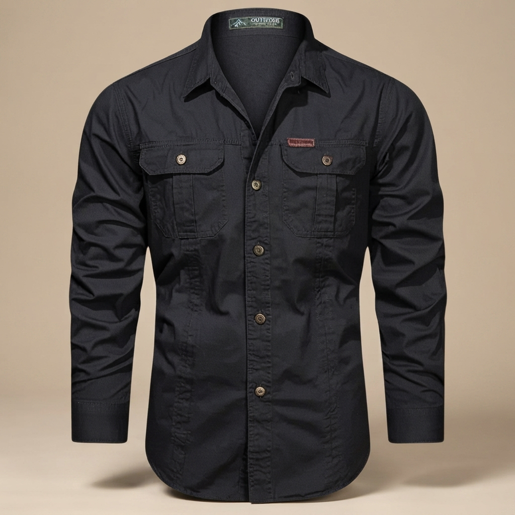 Hayden - Multi-Pocket Long-Sleeve Utility Shirt