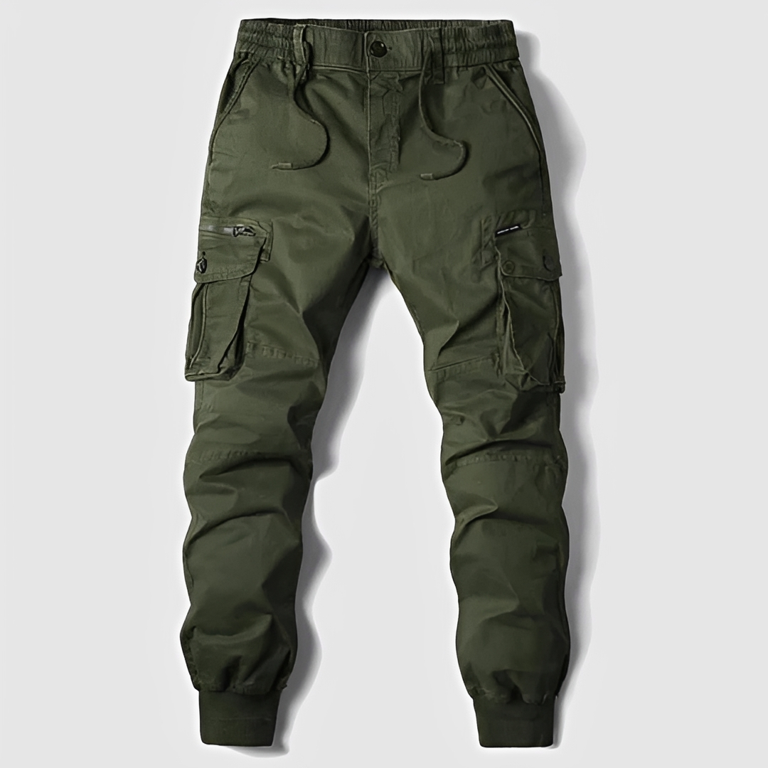 Malik - Elastic Waist Cargo Pants