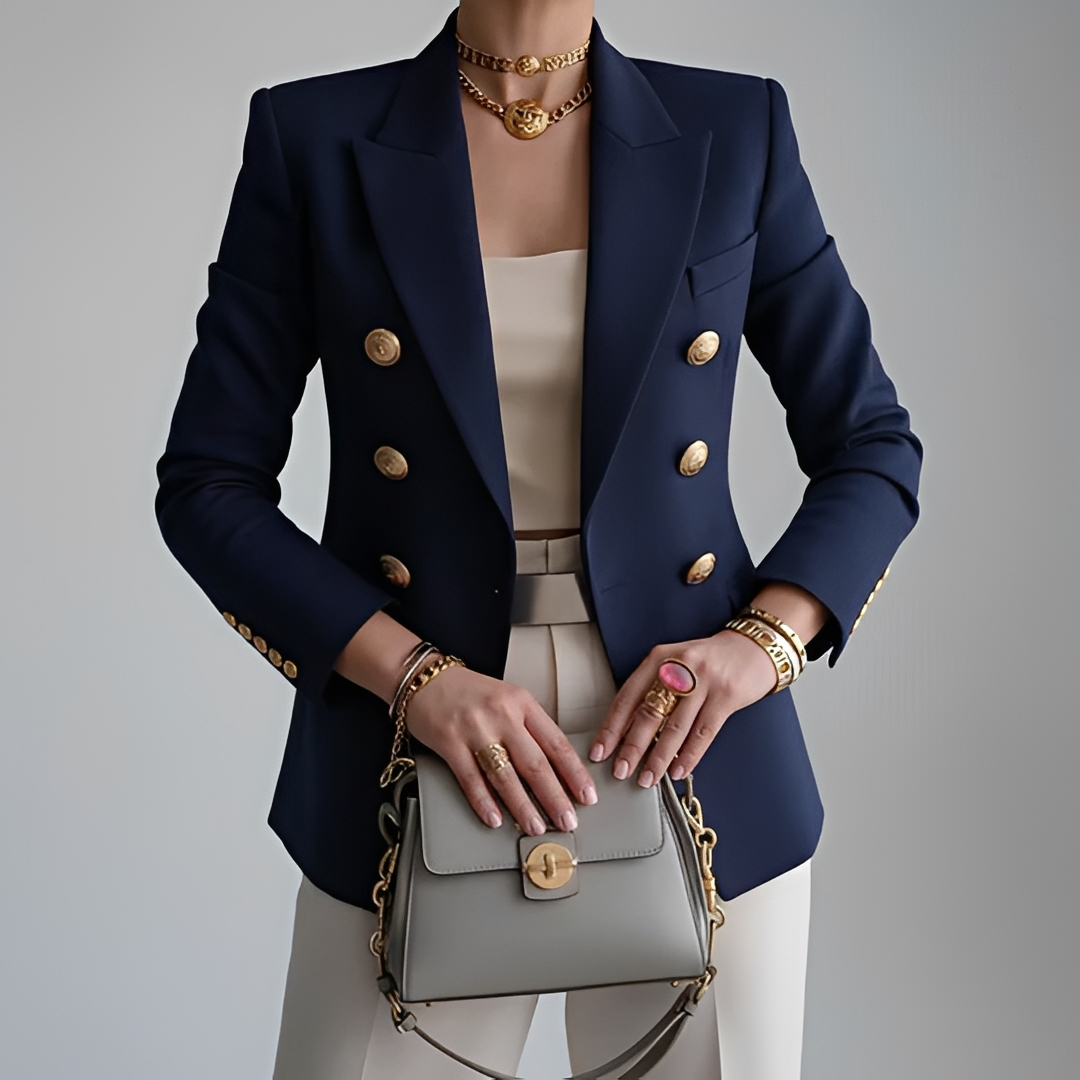 Kristen - Double Breasted Fitted Blazer