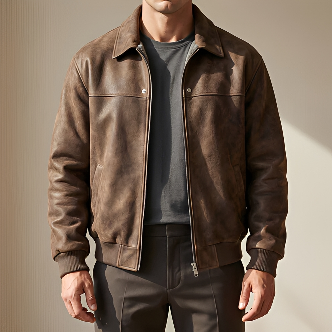 Jacob - Cozy Zippered Jacket for Men