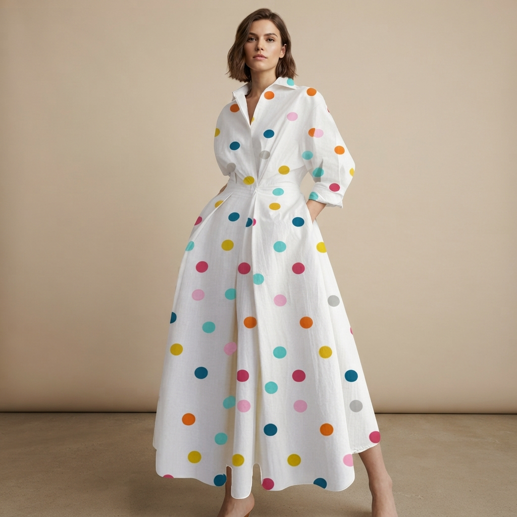 Laverne - Stylish Loose-Fit Midi Dress
