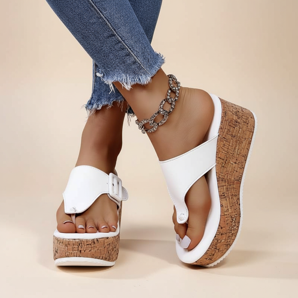 Zekera - Stylish Buckle Sandals