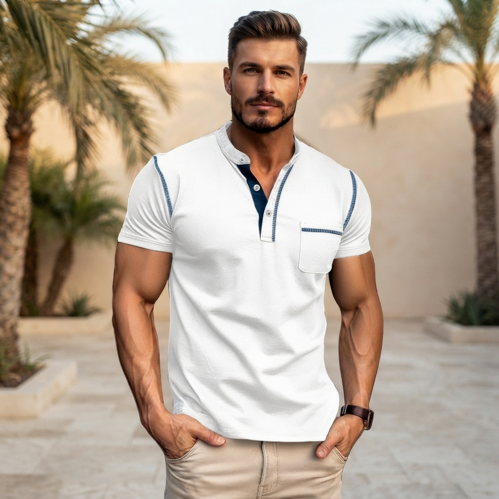 Jose - Relaxed Button Polo Shirt