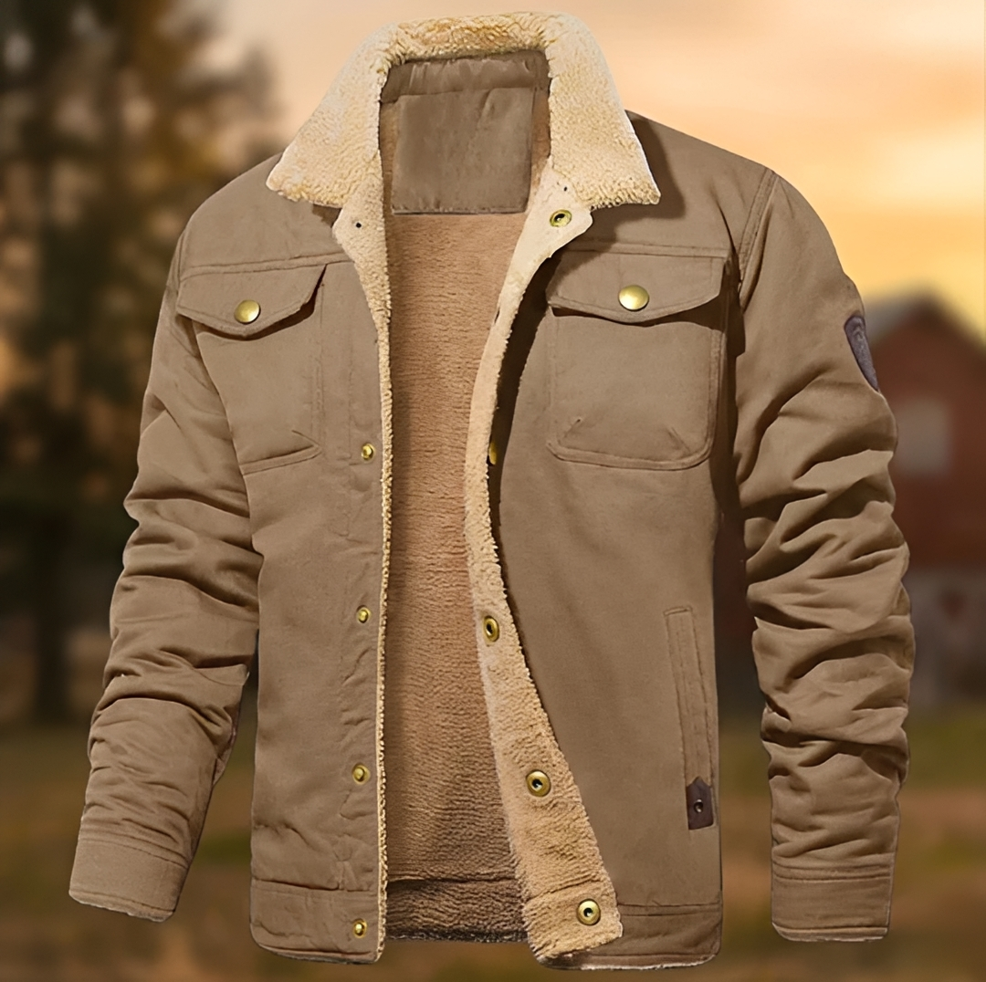 Cedric - Cozy Collar Button Down Jacket
