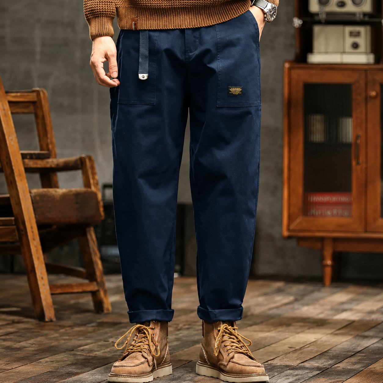 Clyde - Loose-Fit Vintage Style Trousers