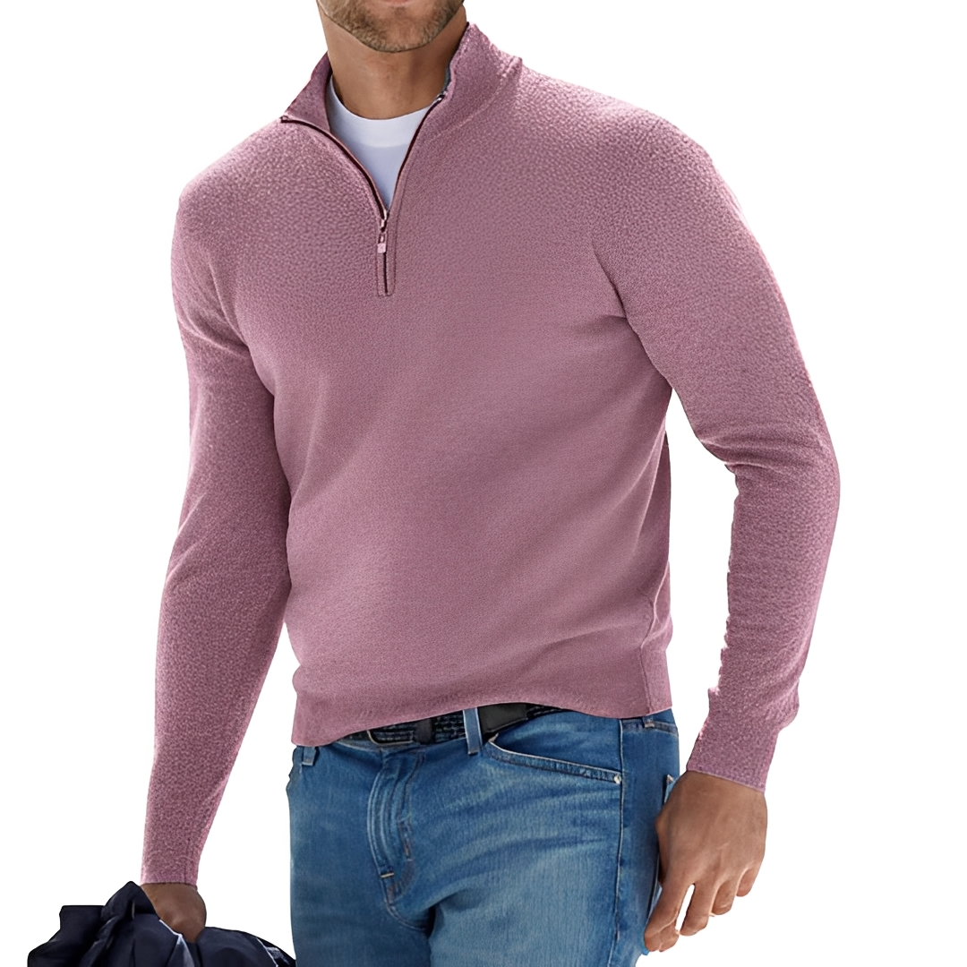 Yasir - Casual Half Zip Sweater