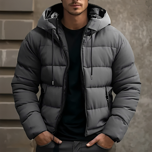 Aleser - Hooded Quilted Puffer Jacket