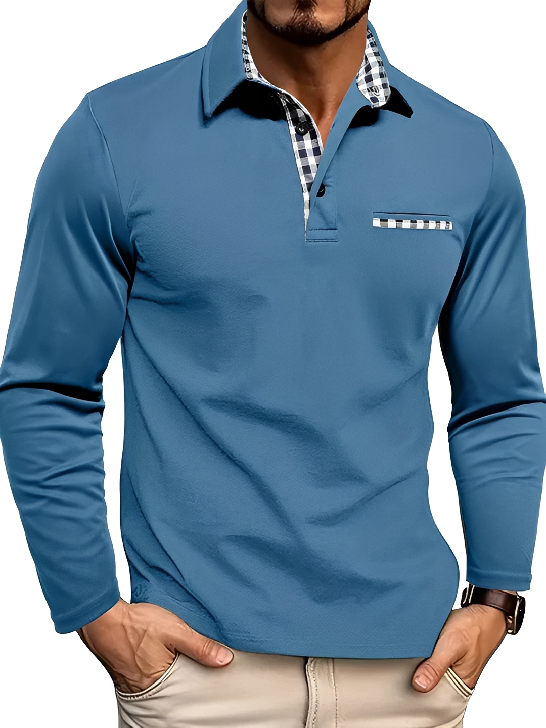 Reese - Long Sleeve Polo Shirt