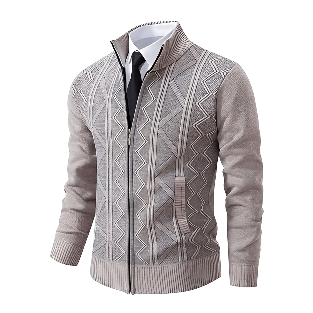 Douglas - Full Zip Cardigan Sweater