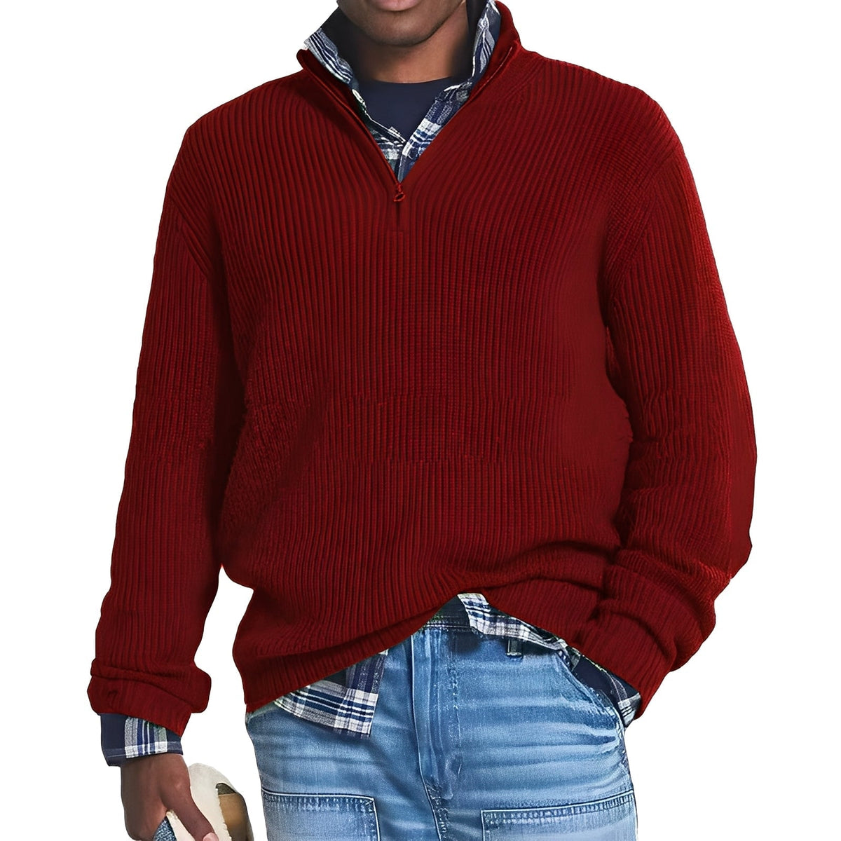Edward - Contemporary half-zip sweater